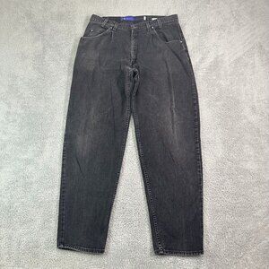 Vintage 90s Levis Silver Tab Baggy Jeans Men Size 38x34 Baggy Y2K Skater Black